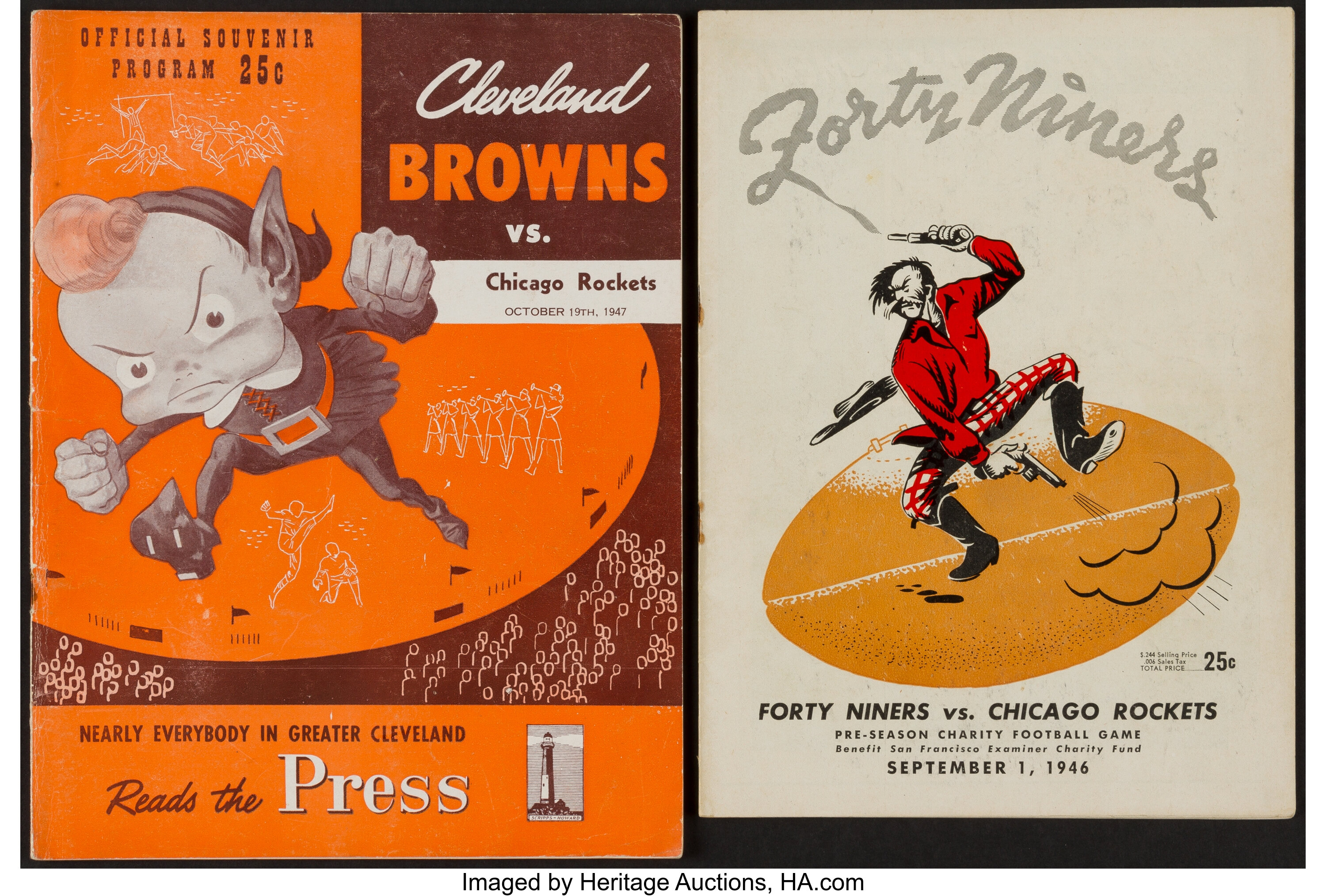 AAFC Program: Miami Seahawks vs. Chicago Rockets (November 11, 1946)