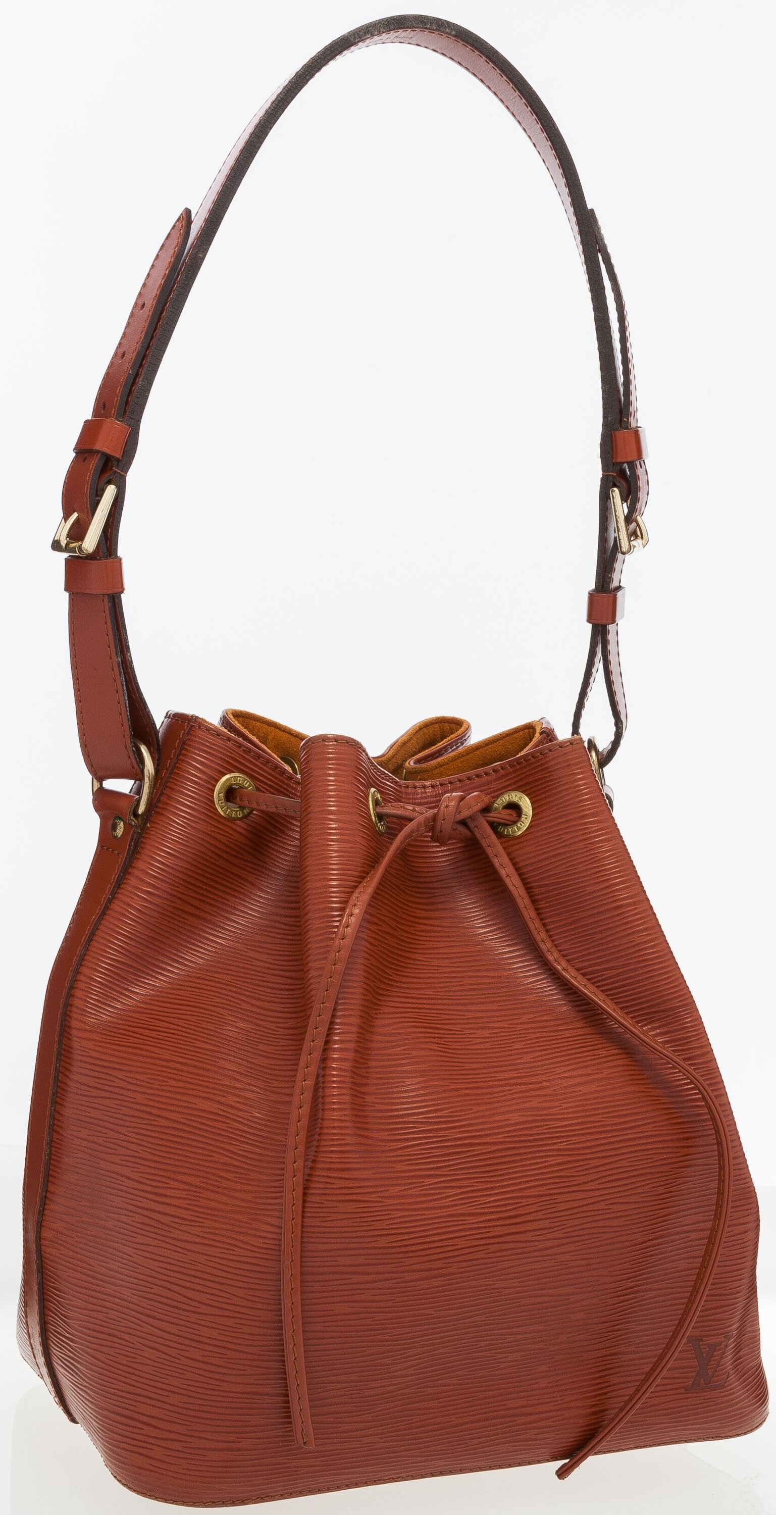 Louis Vuitton Cognac Epi Leather Noe NM Shoulder Bag. Very Good