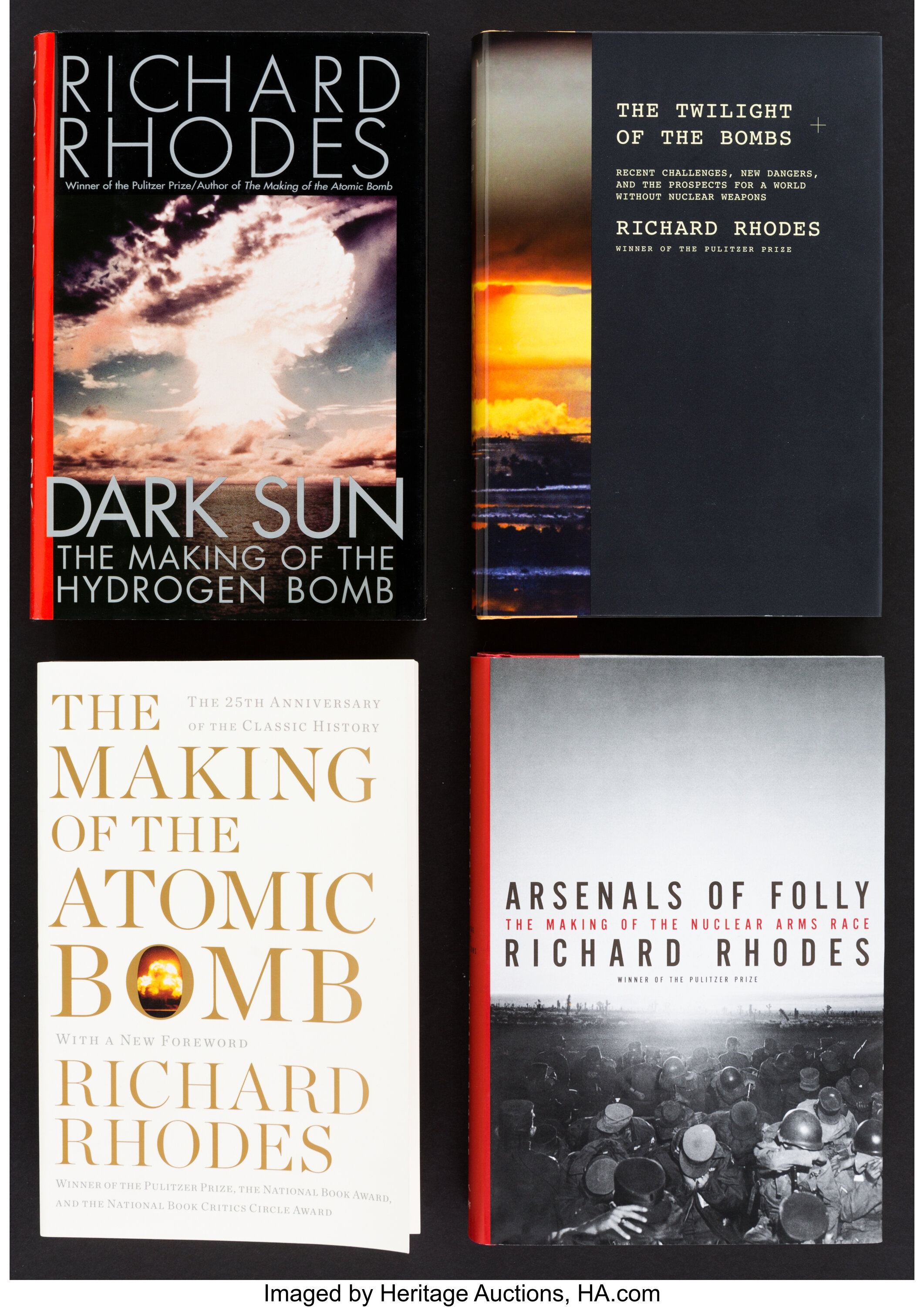 Richard Rhodes Inscribed Four Books Dark Sun The Making Of The Lot 32 Heritage Auctions