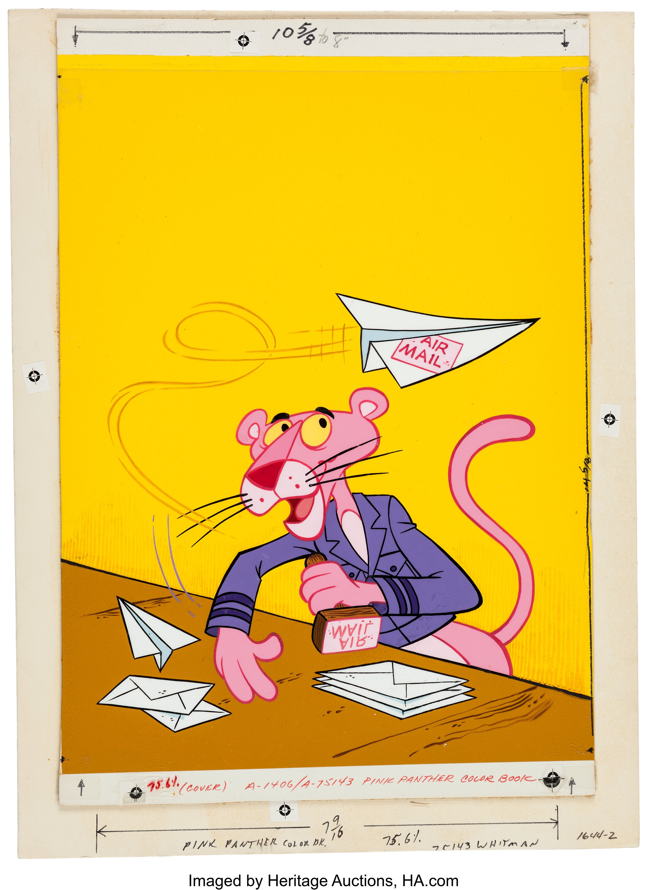 Download The Pink Panther Coloring Book A Lucky Day Cover Color Guide Lot 11619 Heritage Auctions