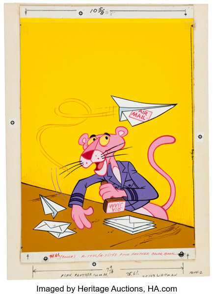 Download The Pink Panther Coloring Book A Lucky Day Cover Color Guide Lot 11619 Heritage Auctions