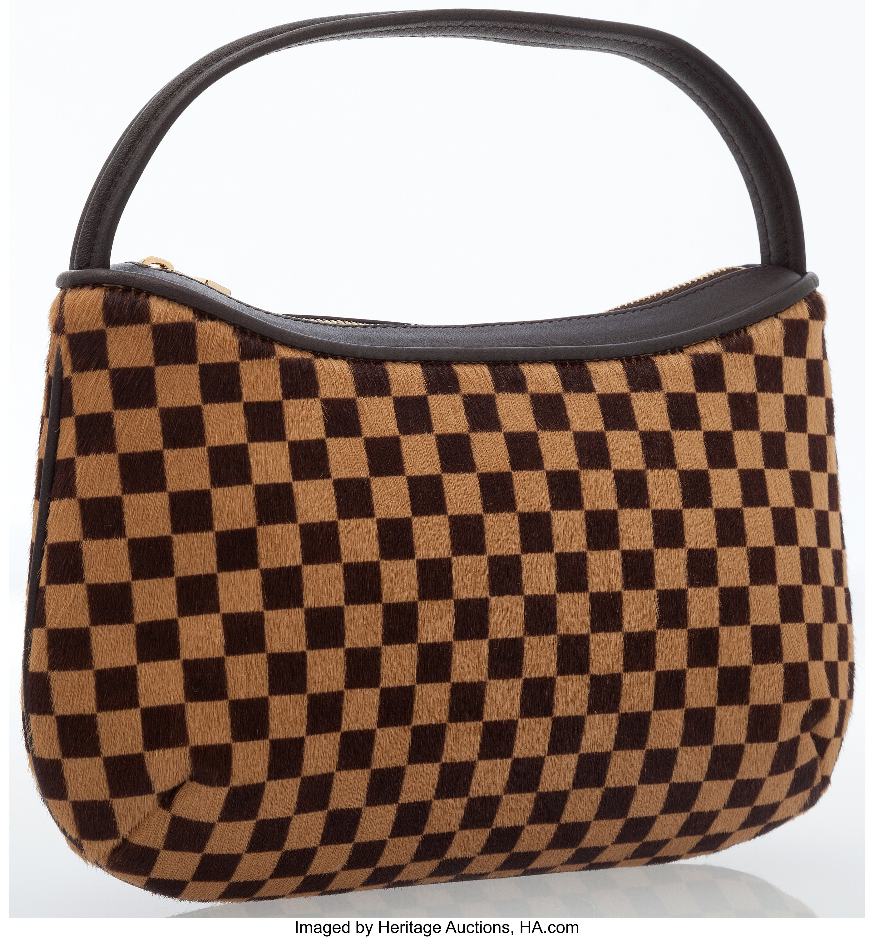 Sold at Auction: Louis Vuitton Damier Ebene Hobo Bag