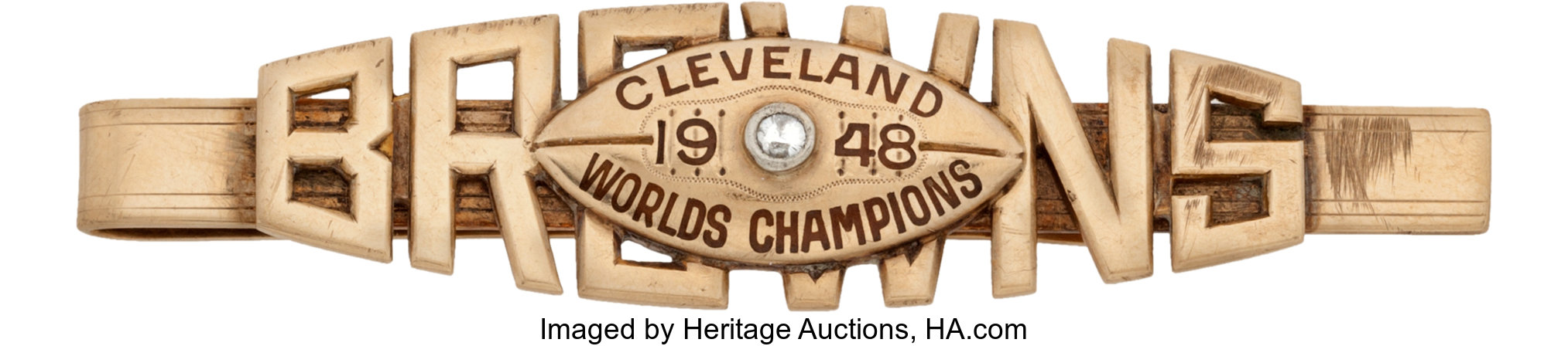 1948 Cleveland Browns World Championship Award Presented to Otto