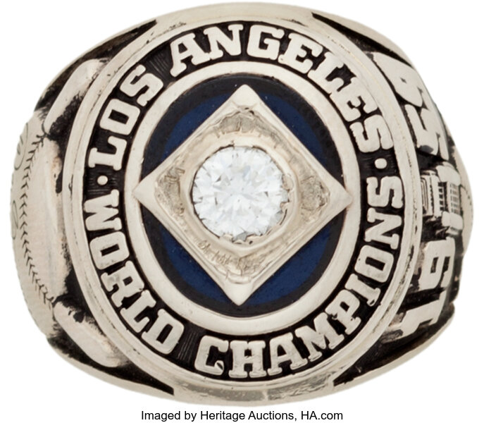 1959 Los Angeles Dodgers World Championship Ring Presented to Don