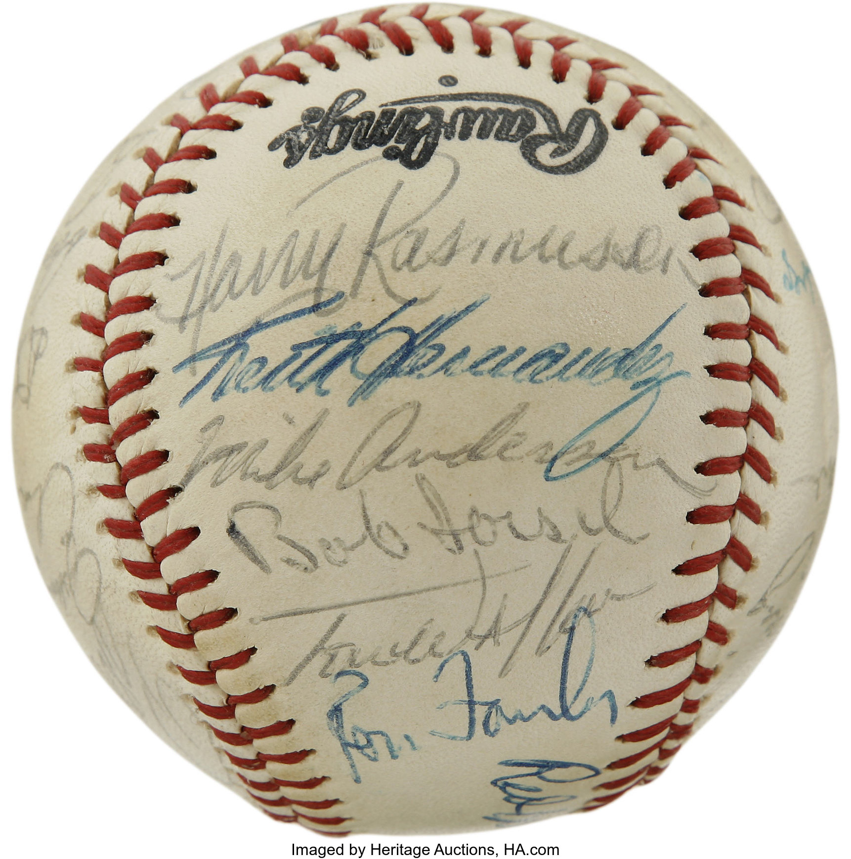 Beautiful 1976 Cincinnati Reds World Series Champs Team Signed