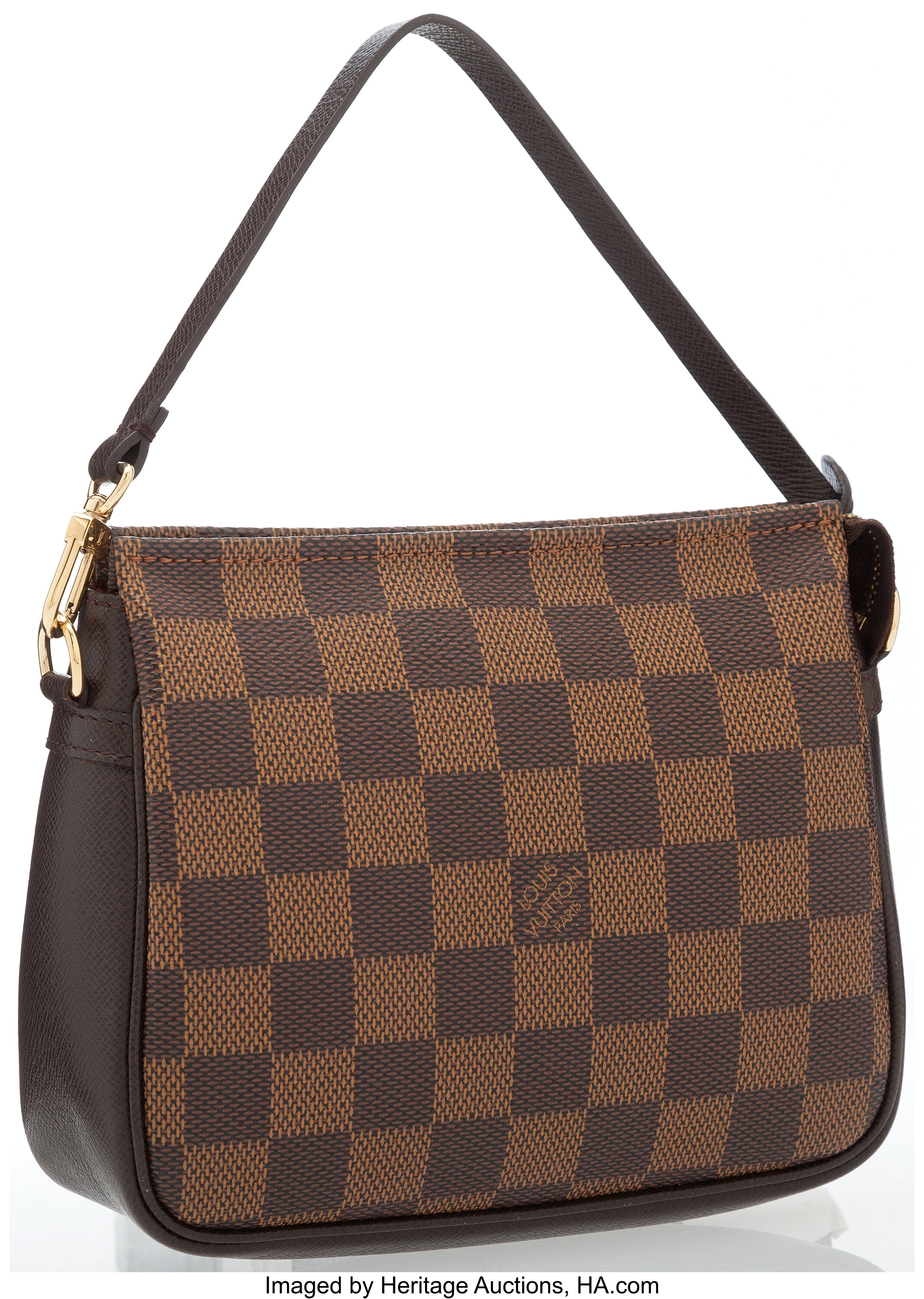 Sold at Auction: Louis Vuitton Damier Ebene Canvas Musette Tango