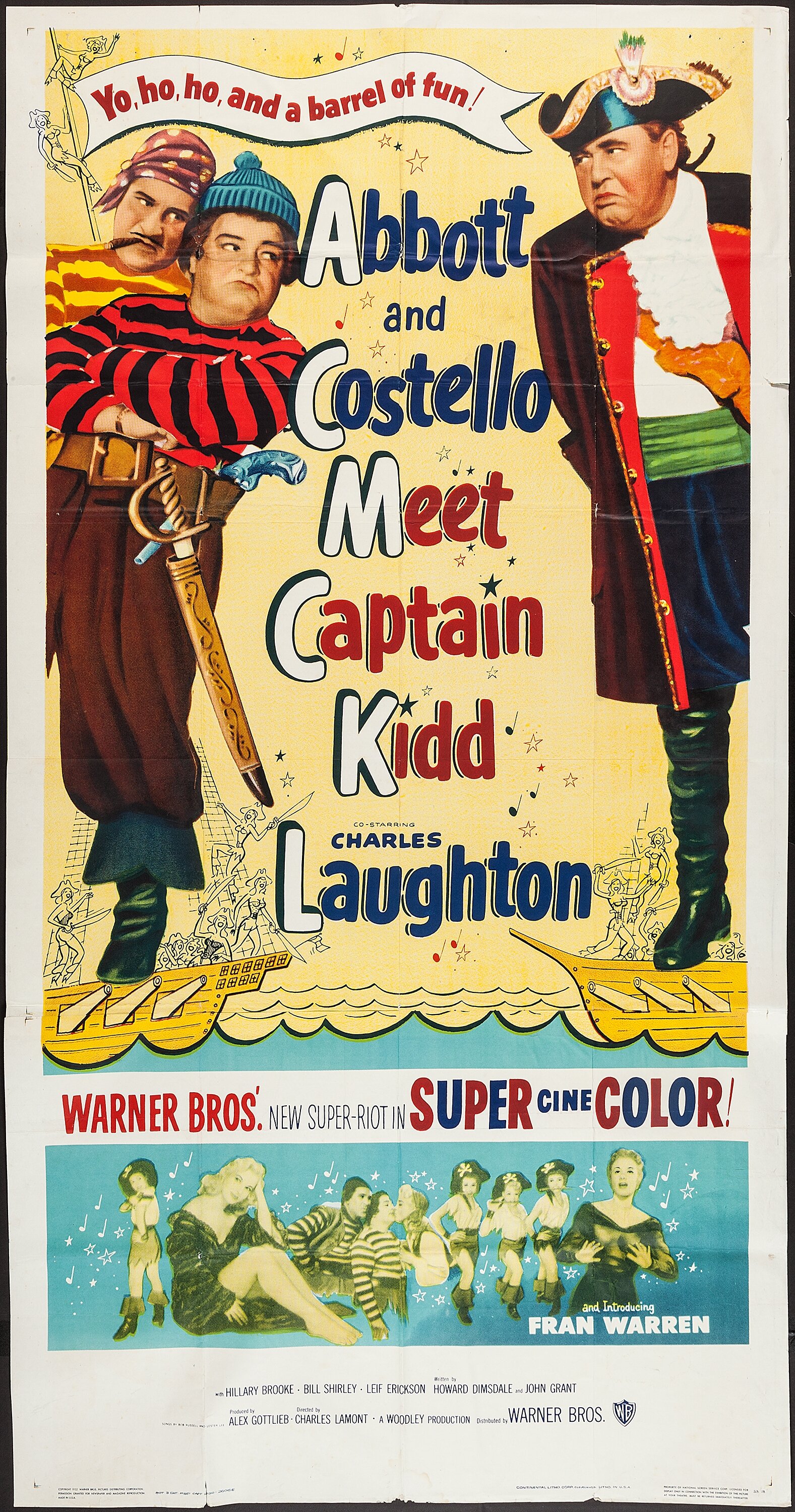 Abbott and Costello Meet Captain Kidd (Warner Brothers, 1953). | Lot #54010  | Heritage Auctions