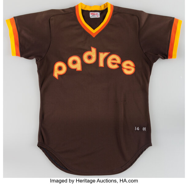 San Diego Padres Game Worn Used Goodman Sons Jersey