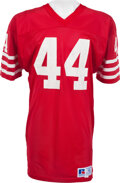 Lot Detail - Circa 1989 Jerry Rice Game Used & Signed San Francisco 49ers  Road Jersey (MEARS & Tristar)