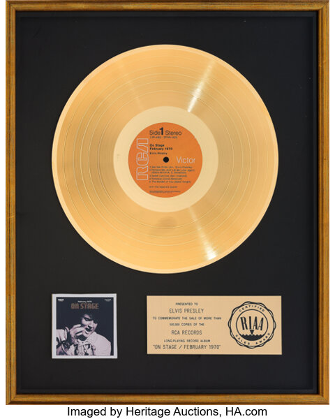 Top Elvis Gold Record