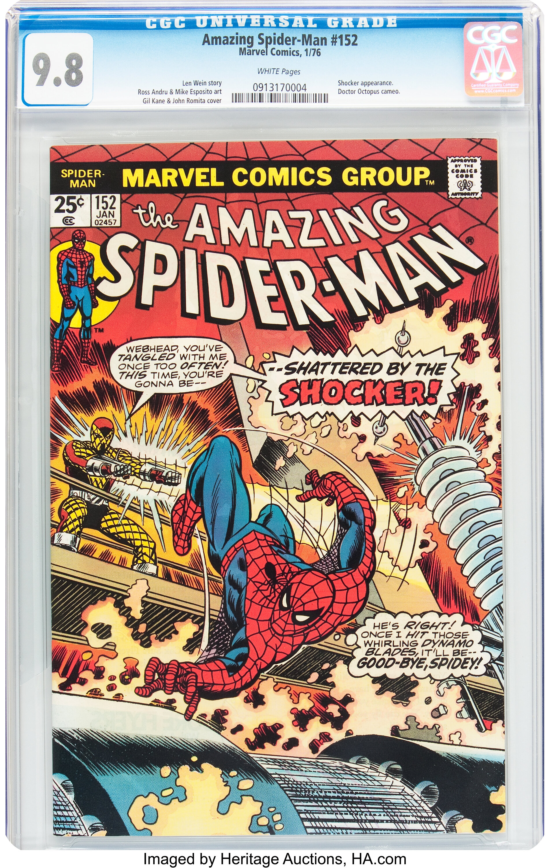 Marvel Tales No.129 Ross Andru 1981 Reprints Amazing Spider-Man No.152 