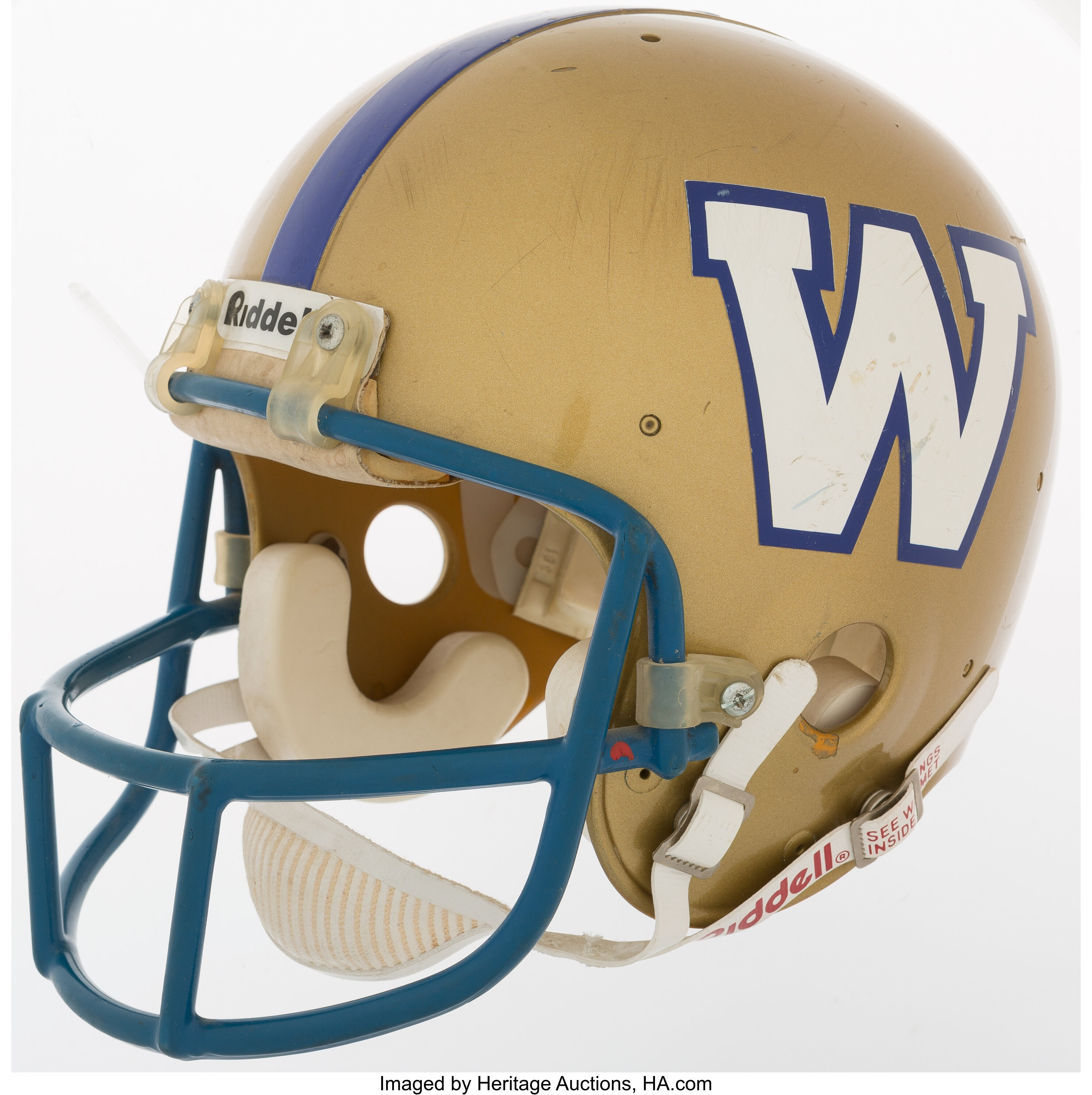 Winnipeg Blue Bombers (special) 2022 CFL Riddell Speed Mini Football Helmet