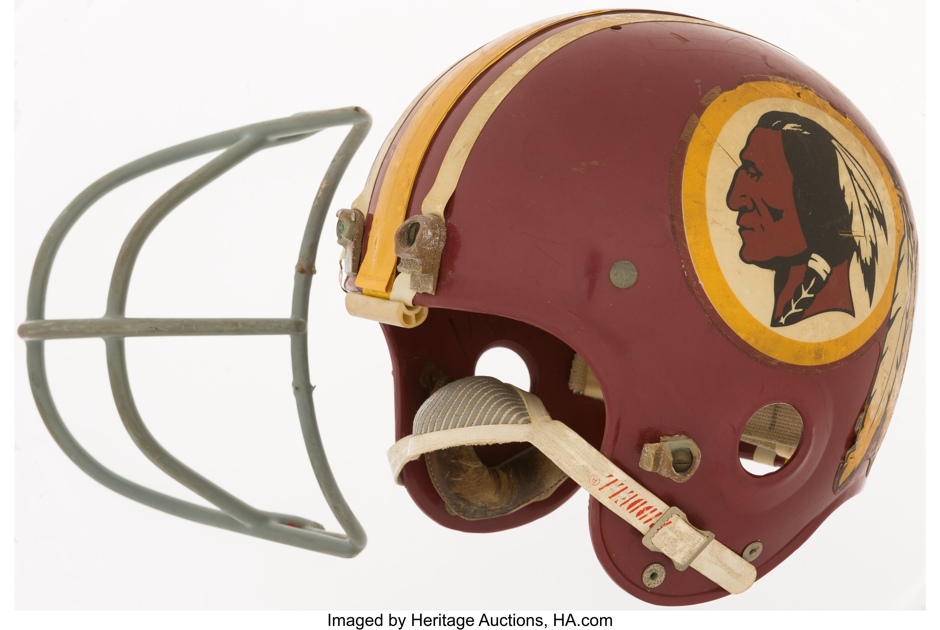 Circa 1966-68 Washington Redskins Camp Worn Helmet. Football