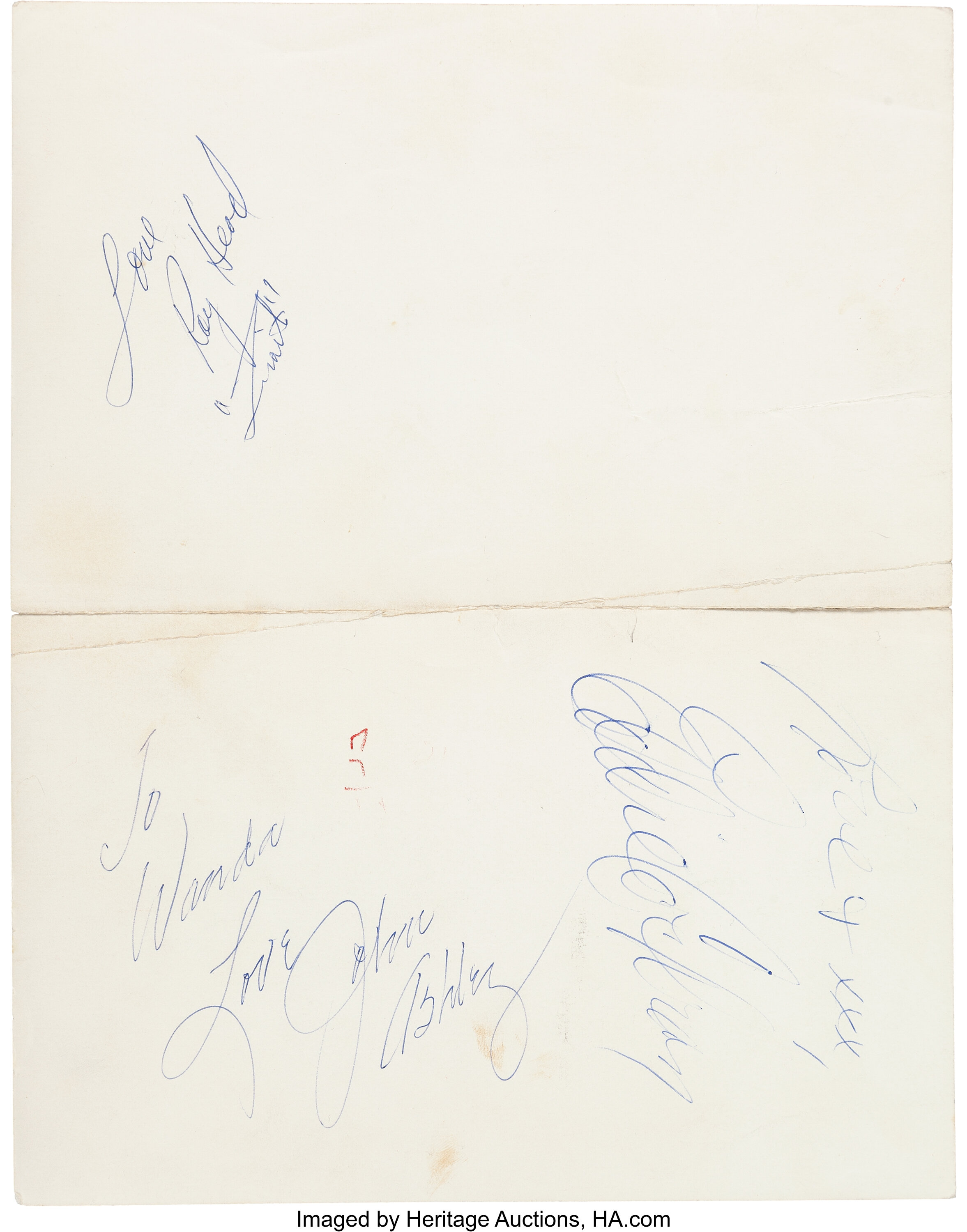 Eddie Cochran Autograph... Music Memorabilia Autographs and Signed ...