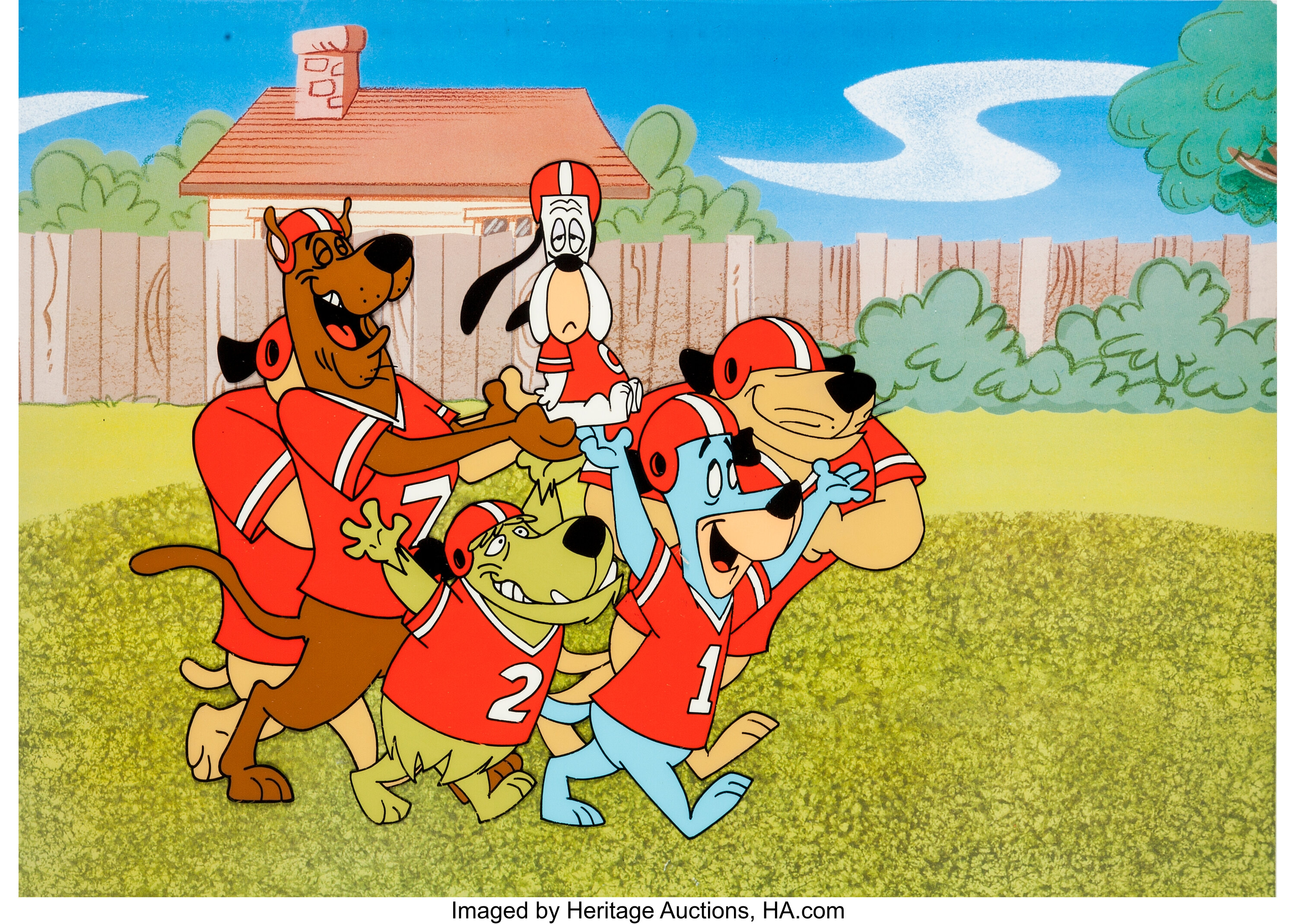 Purina Super Bowl Sweepstakes Droopy TV Commercial Production Cel | Lot ...