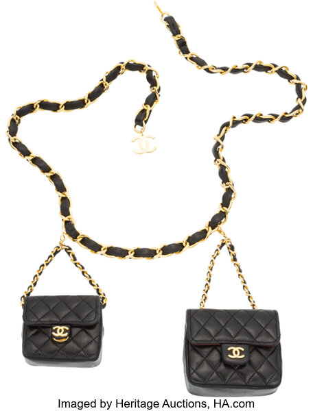 Chanel Belt Bag Lambskin Black