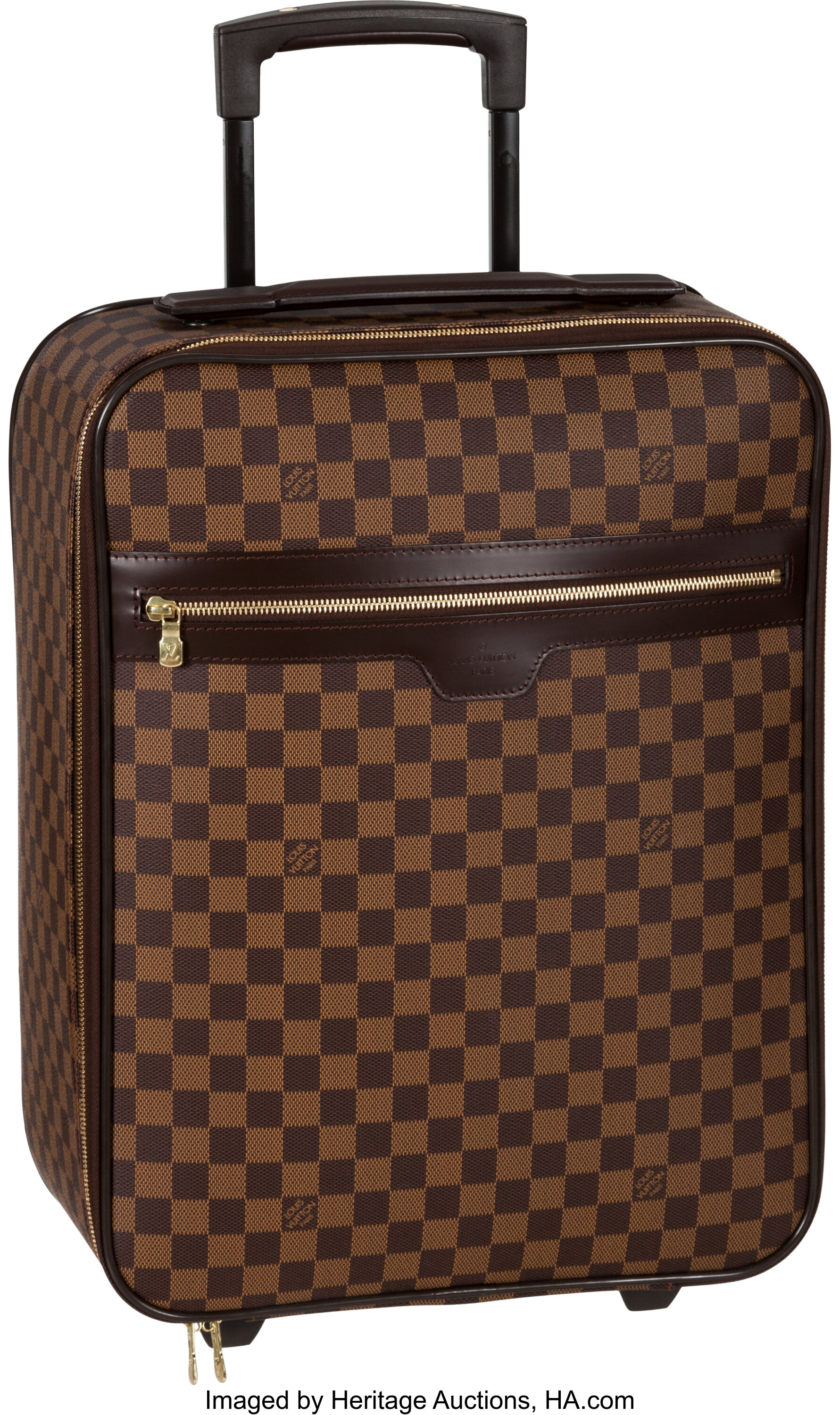 Louis Vuitton Damier Ebene Canvas Pegase 50 Suitcase. Excellent