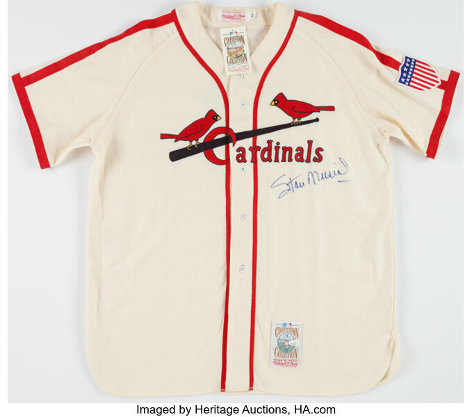 St. Louis Cardinals Jersey, worn by Stan Musial