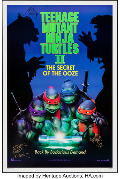 Teenage Mutant Ninja Turtles Ii The Secret Of The Ooze New Line Lot 52469 Heritage Auctions