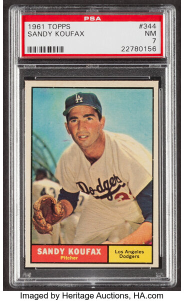 Sandy Koufax Baseball Cards