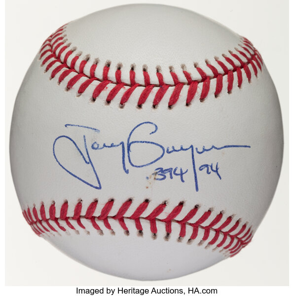 Sold at Auction: Tony Gwynn autographed San Diego Padres hand