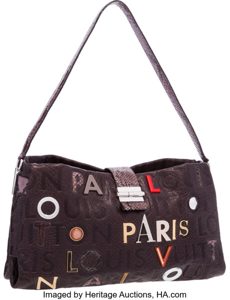 Louis Vuitton Monogram Canvas and Leather with Snakeskin and