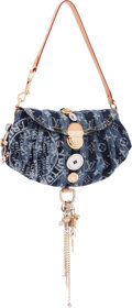 Louis Vuitton Limited Edition Denim Chinchilla Trapez PM Bag