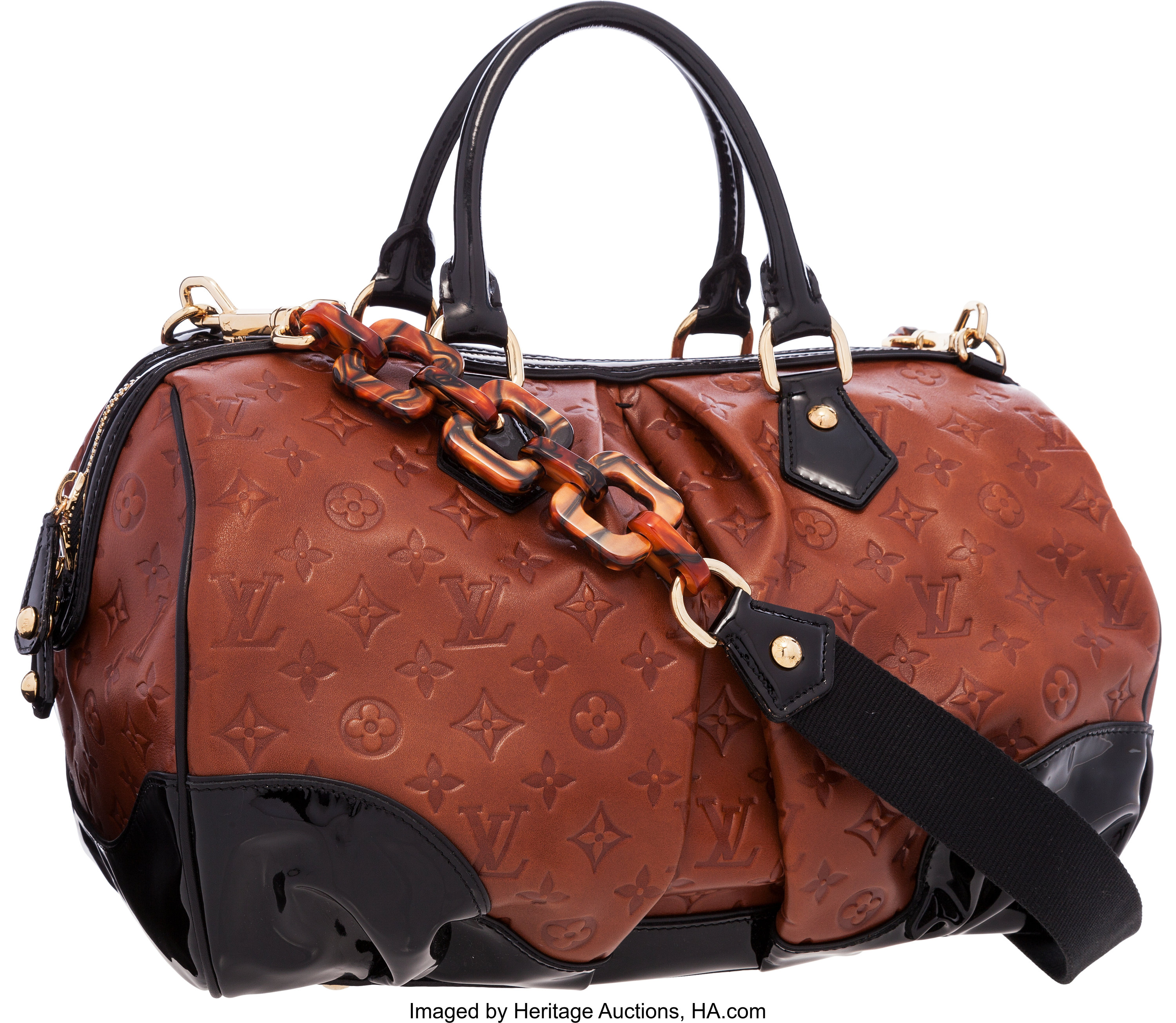 Louis Vuitton Limited Edition Cognac Empreinte Leather Stephen Bag., Lot  #58330