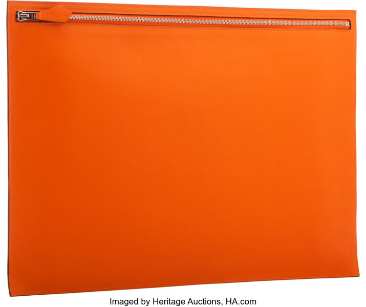 HERMES card Case Holder Epsom Leather Color Orange CLASSIC❤️❤️❤️