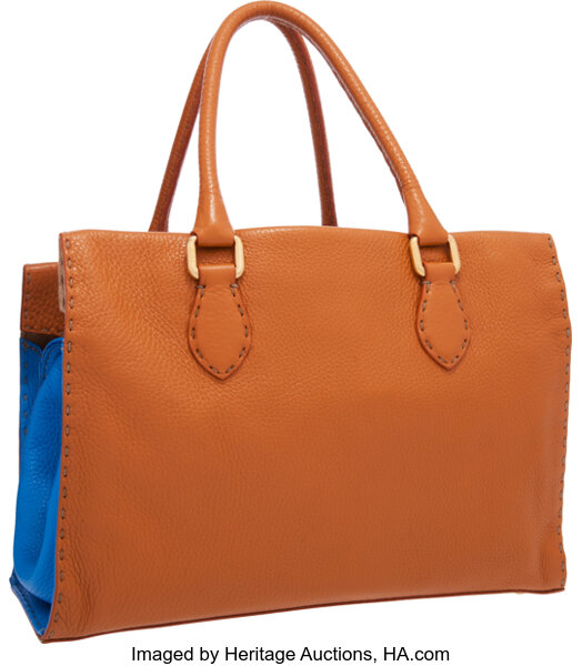 FENDI Selleria Firenze Bag in Orange