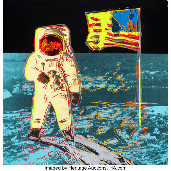 ANDY WARHOL (American, 1928-1987). Moonwalk, 1987. Screenprint in