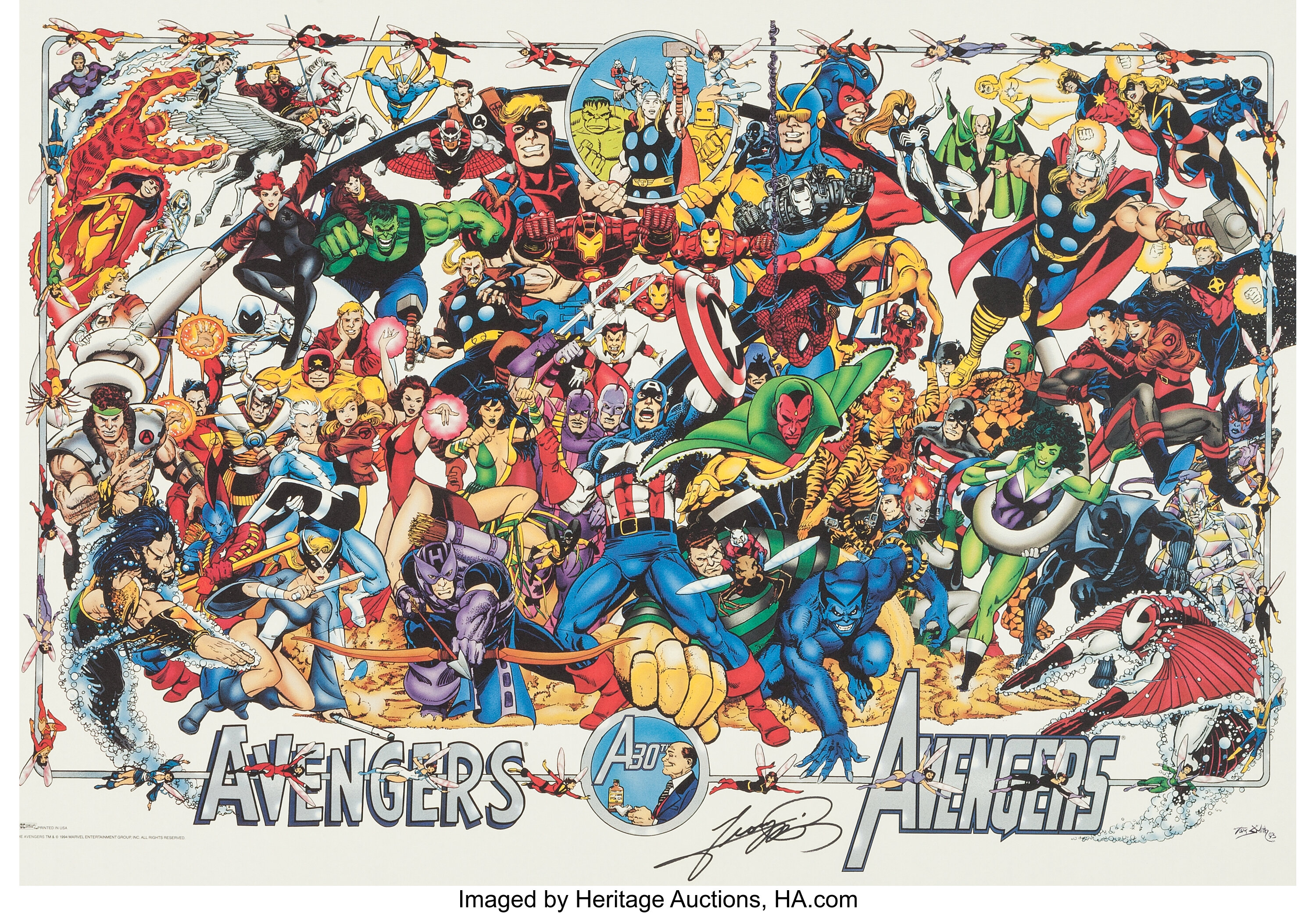 MARVEL - 70th anniversary Poster, Affiche