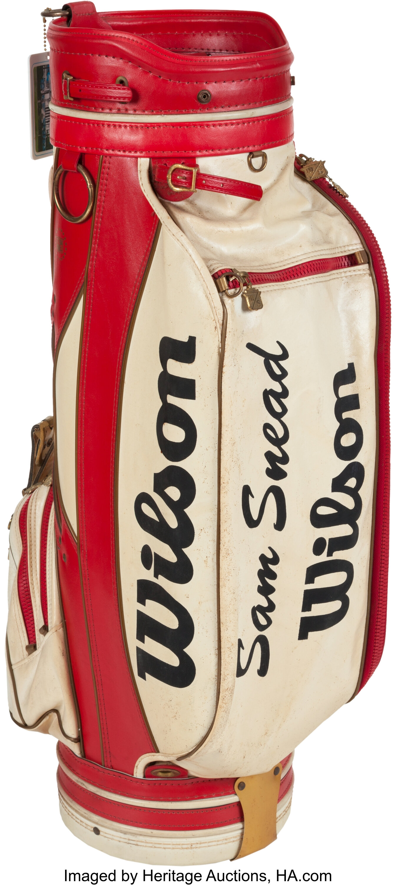 Sam Snead Wilson Golf Bag From The Sam Snead Collection.... Golf | Lot ...