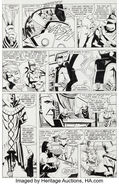 Steve Rude And Eric Shanower Nexus 10 Talking Heads Page 12 Lot 149 Heritage Auctions