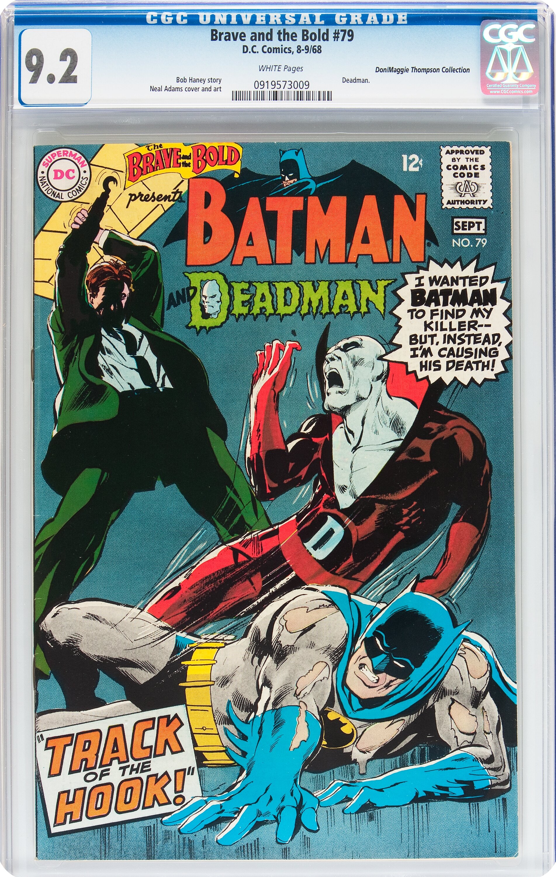 The Brave and the Bold #79 Batman and Deadman - Don/Maggie Thompson | Lot  #14228 | Heritage Auctions