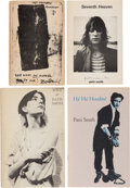 Patti Smith. Collection of Three Signed Short Works. Including