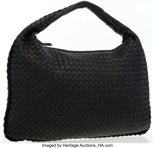 Bottega Veneta Black Nappa Intrecciato Large Veneta Hobo – The Little Bird