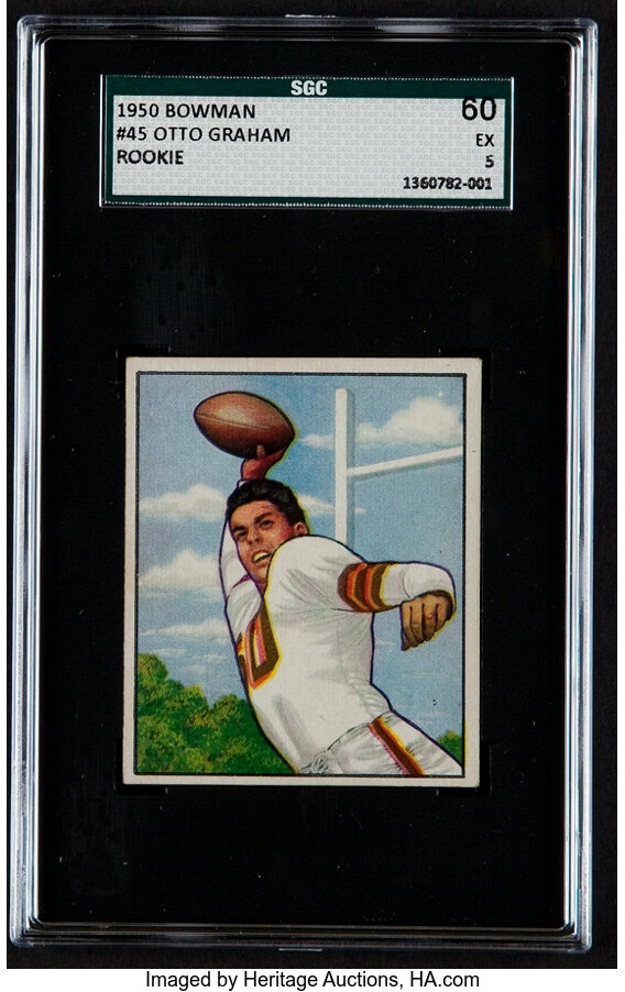 Top 15 Most Valuable Otto Graham Football Cards