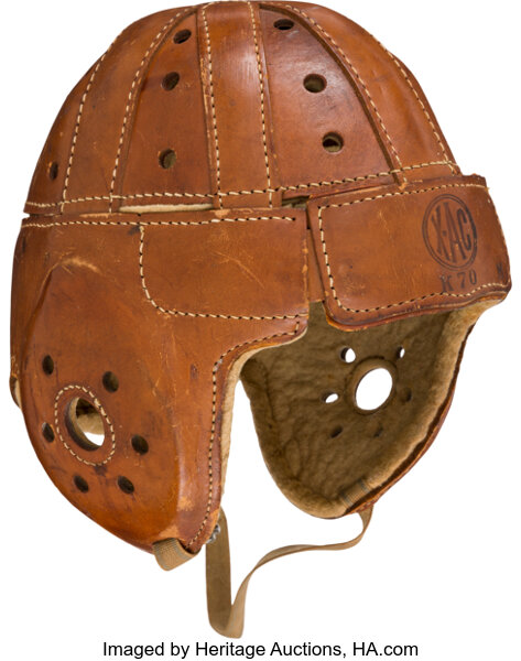 Vintage Franklin Football Helmet c.1940 at 1stDibs  bucket helmet football,  bucket football helmet, bucket helmat