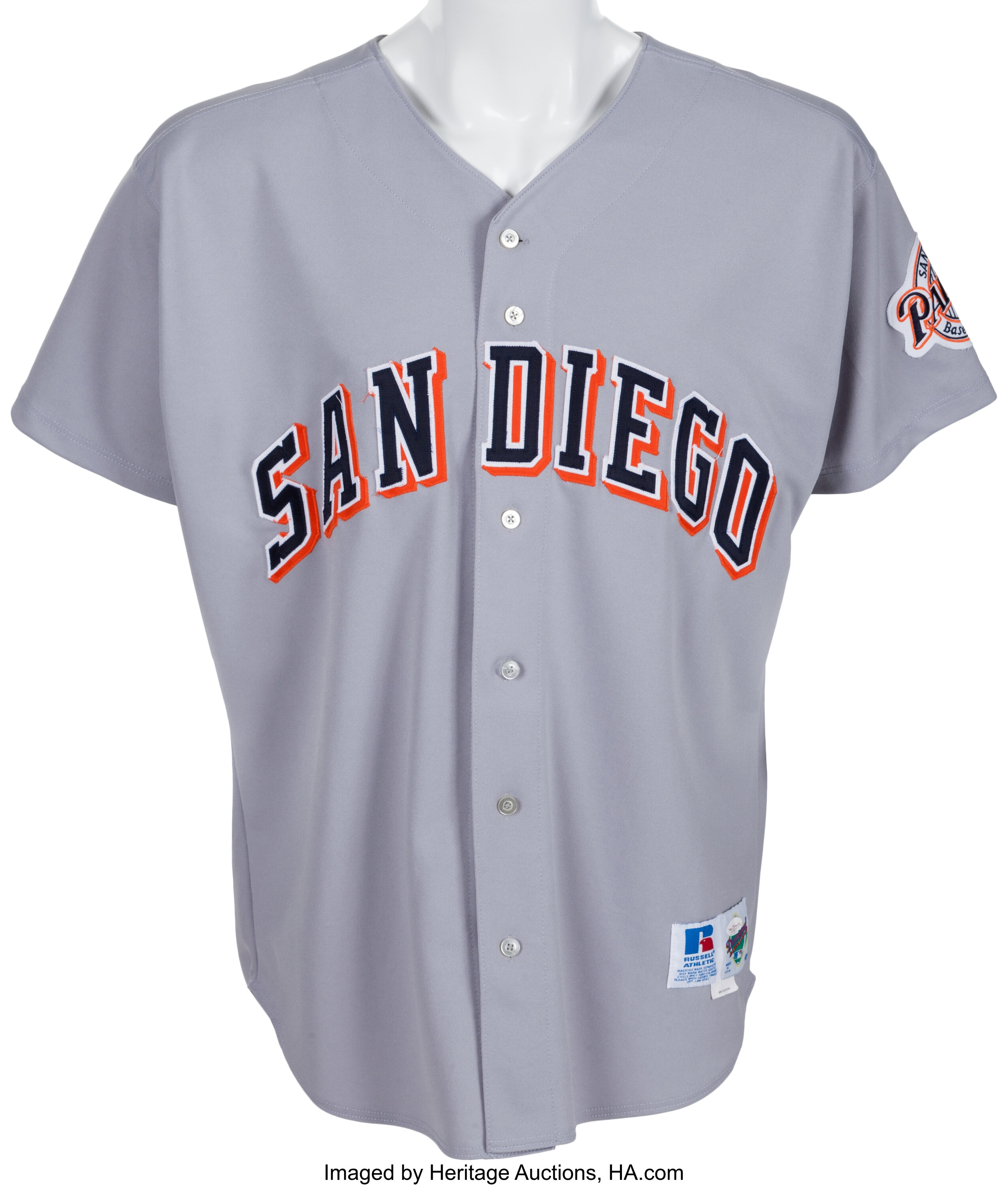 2000-01 Tony Gwynn Game Worn San Diego Padres Jersey.  Baseball, Lot  #81947