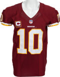 2012 Robert Griffin III Game Worn Washington Redskins Throwback