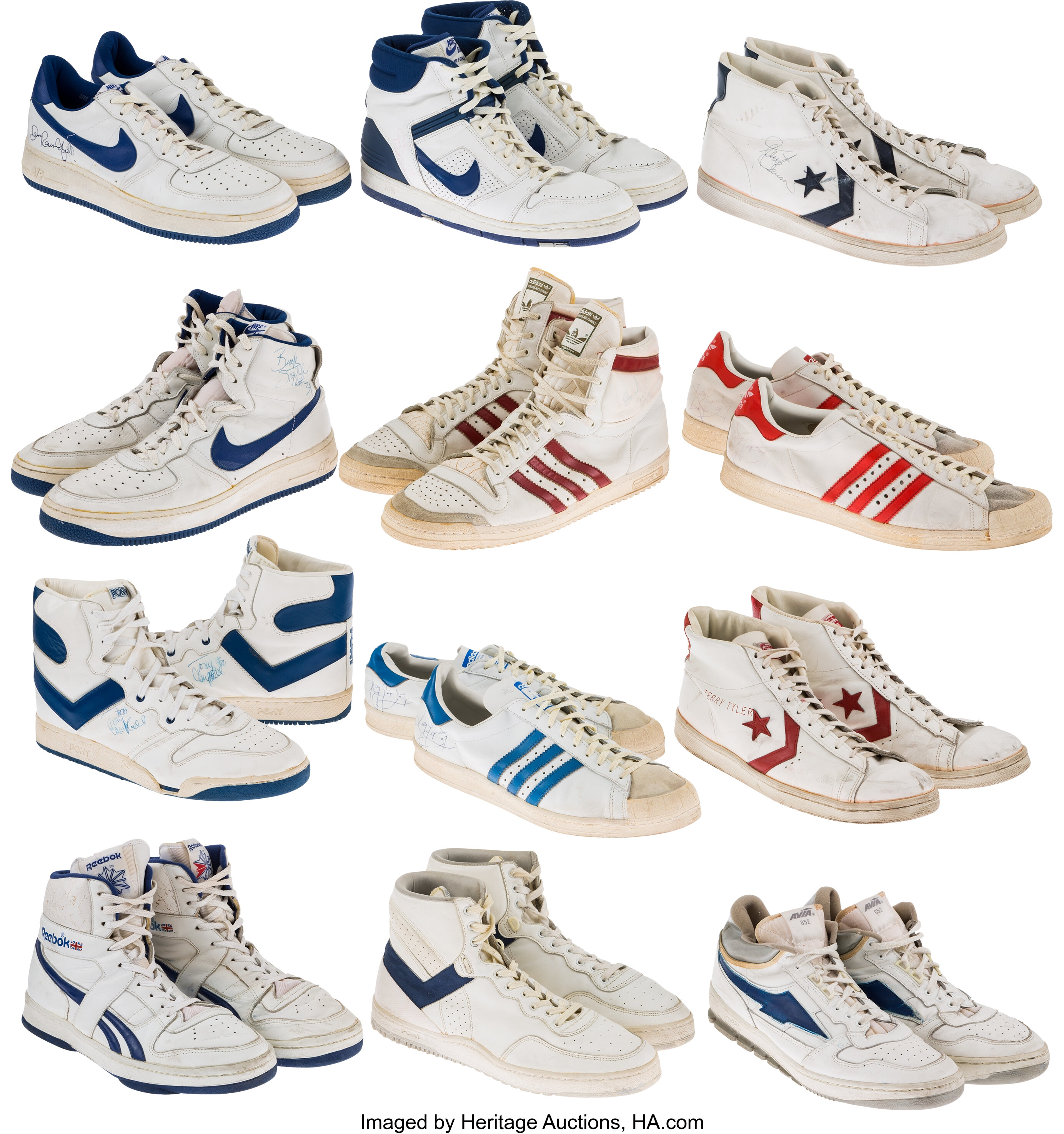 1980s basketball shoes