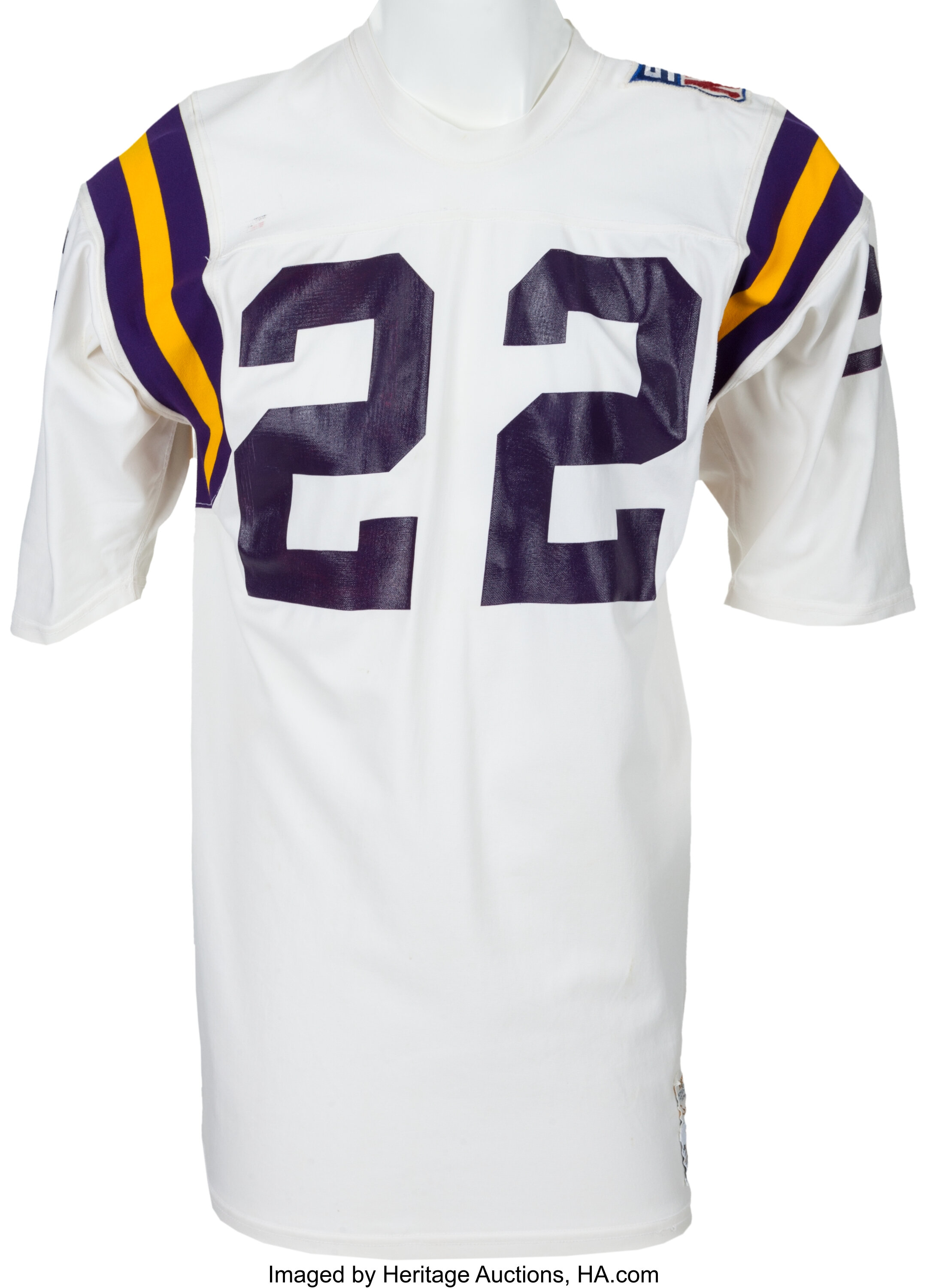 Paul Krause Signed Purple Custom Throwback Football Jersey w/HOF