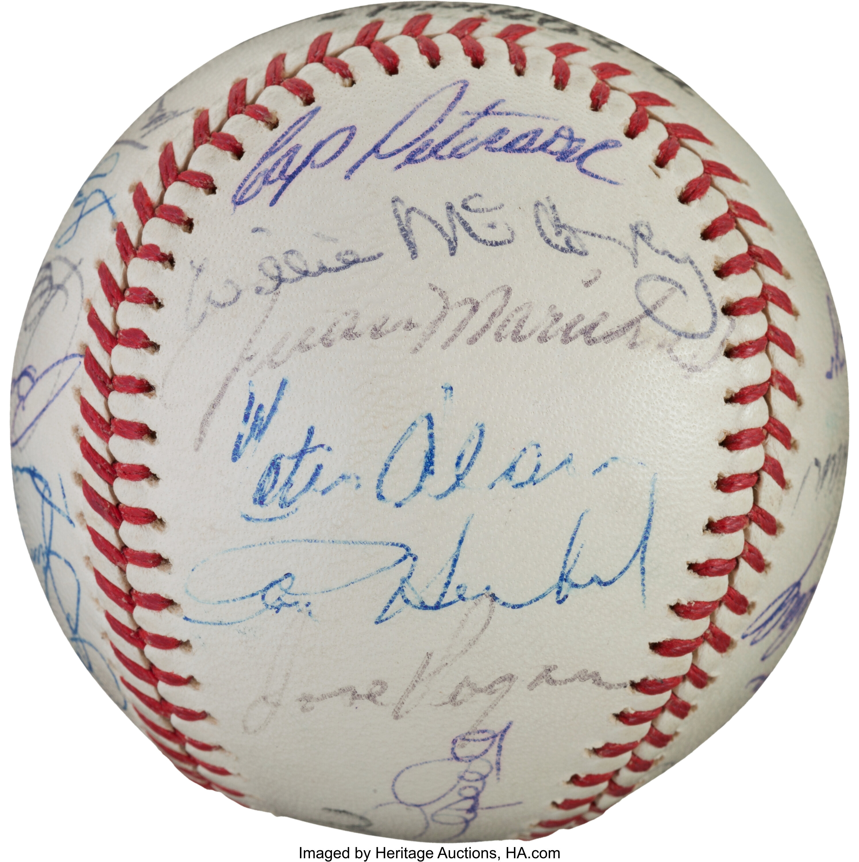 1964 San Francisco Giants Team Signed Baseball. Autographs, Lot #82791