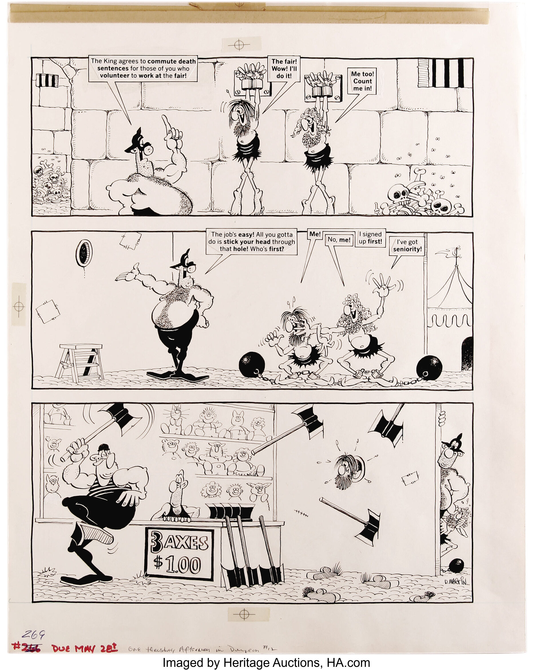 Don Martin Mad 269 Complete 1 Page Story Late One Afternoon In Lot 5156 Heritage Auctions