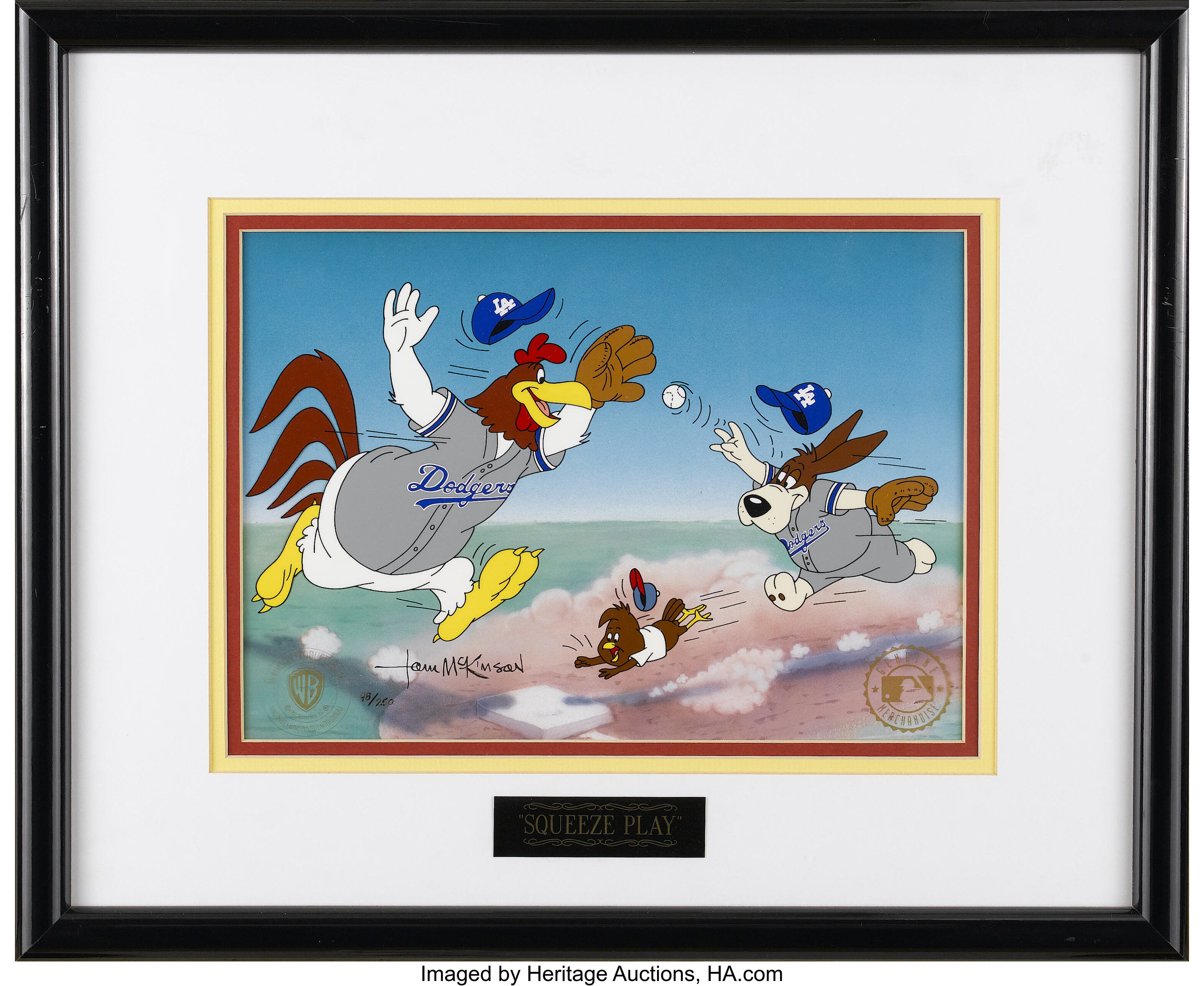 Squeeze Play" Limited Edition Hand Painted Cel #98/250 Original Art | Lot  #5368 | Heritage Auctions