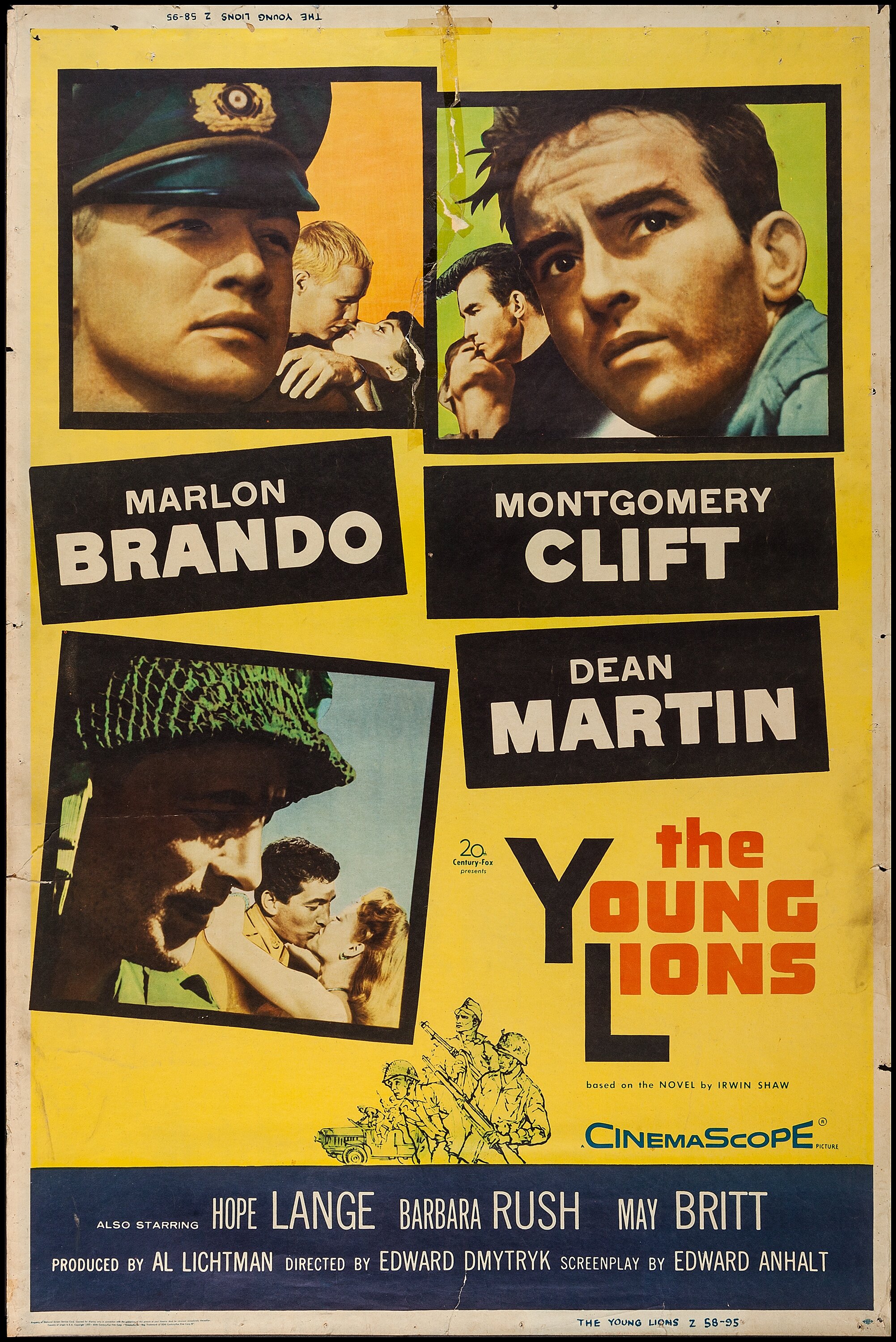 The Young Lions (20th Century Fox, 1958). Poster (40" X 60") Style ...
