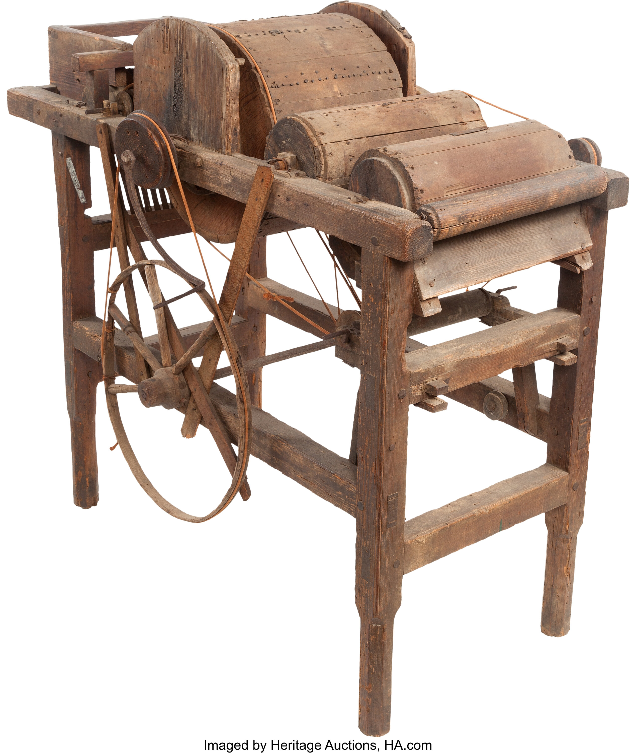 Cotton Gin A Rare Early 19th Century Example of the Invention Lot