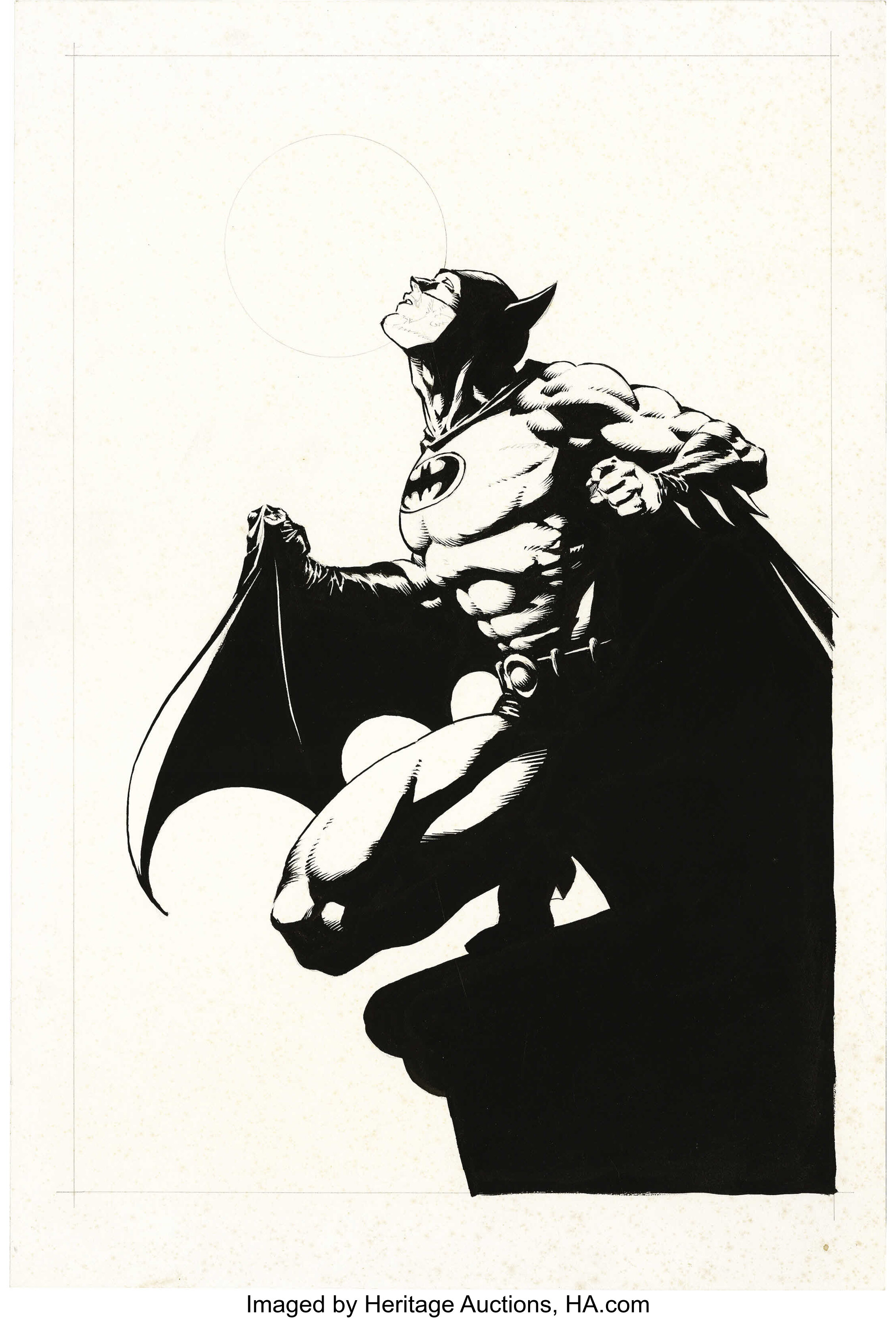 Bernie Wrightson Batman Illustration Original Art Undated Lot 6464 Heritage Auctions