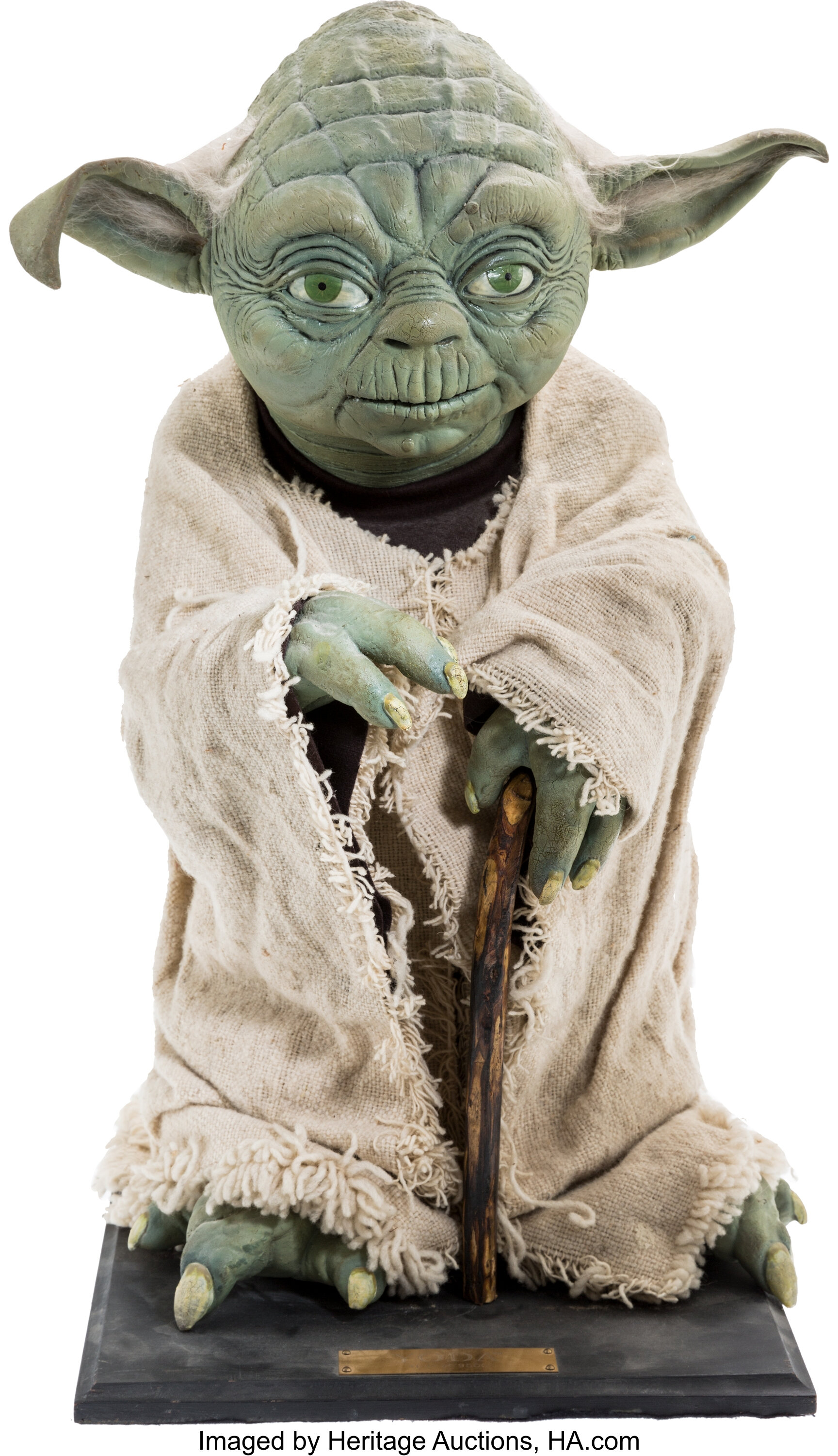 Lot #742 - LUCASFILM - Limited Edition Bronze Yoda Fountain Maquette